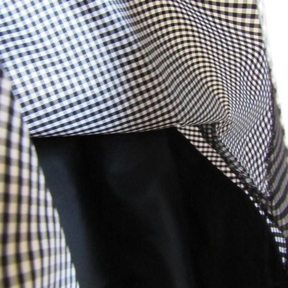 Anne Klein Plaid Mini Skirt sz.4, 100% Silk, Lined - Picture 5 of 7